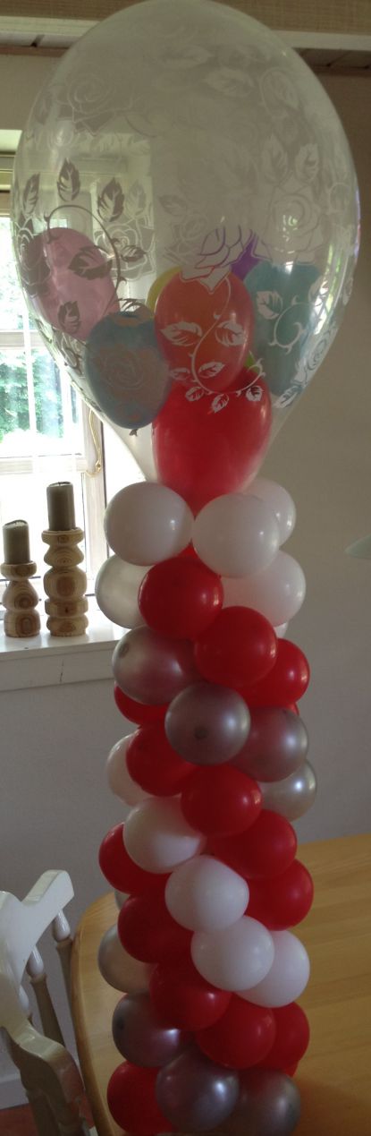 Ballon dekoration til 50 års fødselsdag