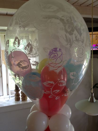 Ballon dekoration til 50 års fødselsdag